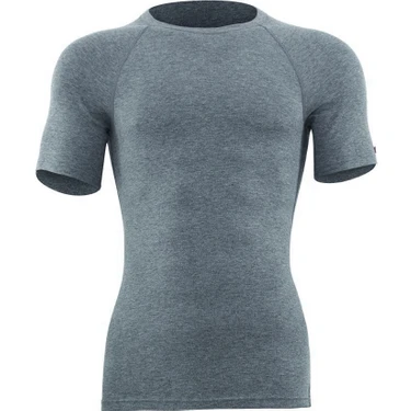 Kısa Kol Thermal Unisex Gri