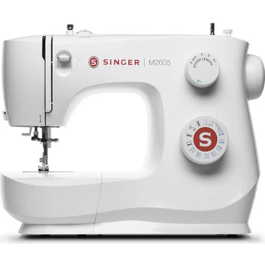 Singer M2605 Manuel Ev Tipi Dikiş Makinesi 4 Adımda İlik Açma Özelliği ile Kullanıma
