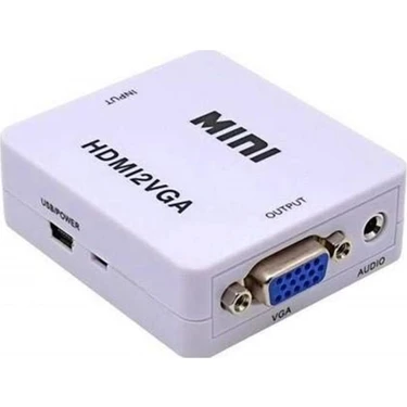 Alfais 4314 HDMI To VGA Çevirici Adaptör Monitör Tv