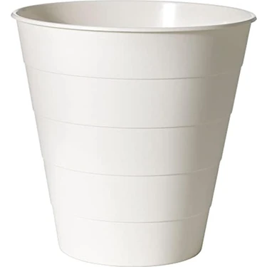 IKEA Fniss Çöp Kutusu 28x28 10 Litre, Beyaz, Çöp