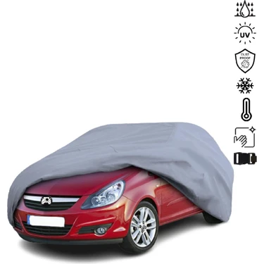 Teksin Opel Corsa D 3-Door (2006-2014) Oto Branda Miflonlu Araba