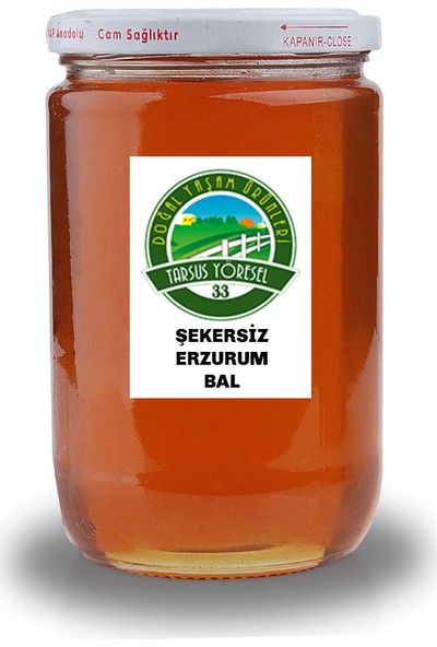 33 Tarsus Yöresel Şekersiz Erzurum Birlik Bal 850 gr