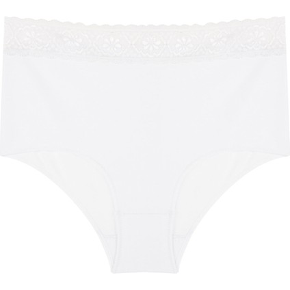 Beauty Pamuklu Yüksek Bel Beyaz Slip Külot indirimleri