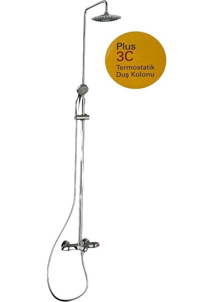 Plus 3c Termostatik Bataryalı Duş Kolonu