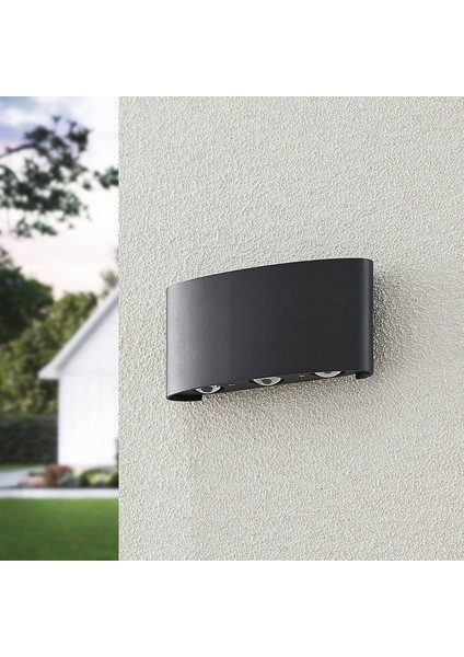 Uranüs 6 Watt (10 Watt Eşdeğer) Gün Işığı Ledli Dekoratif Işık Süzmeli Iç ve Dış Mekan Modern Lüks Aplik