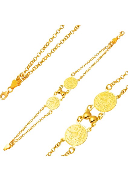 2 Çeyrek Reşat Altınlı 22 Ayar Bileklik