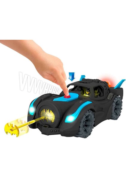 Dc Super Friends Batmobil, Işıklı ve Sesli, 3 Yaş ve Üzeri İçin Batman Oyuncakları Hgx96