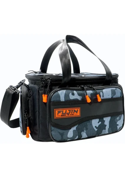 Black Camo Helper Bag - Balıkçı Çantası