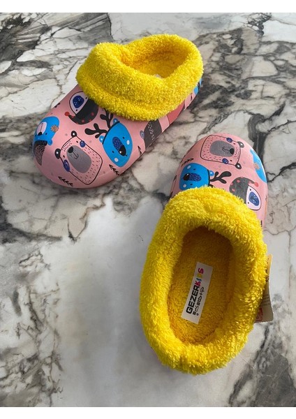 Kız Çocuk Kürklü Ev Terliği fiyatları