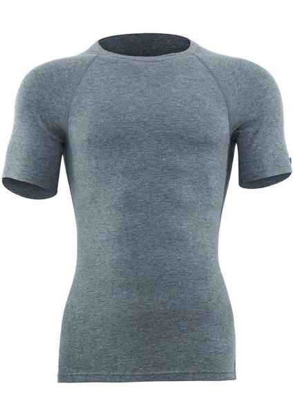 Kısa Kol Thermal Unisex Gri 9258