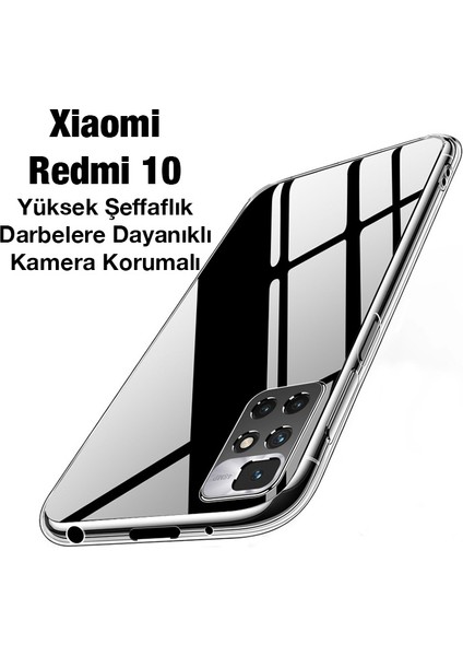 Xiaomi Redmi 10 Kılıf Kamera Korumalı Ultra Ince Şeffaf Silikon Kılıf fiyatları