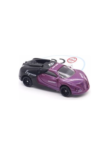 Die Cast Velocity Araba Mor Siyah