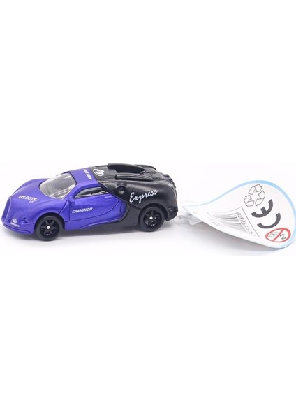 Die Cast Velocity Araba Eflatun Siyah