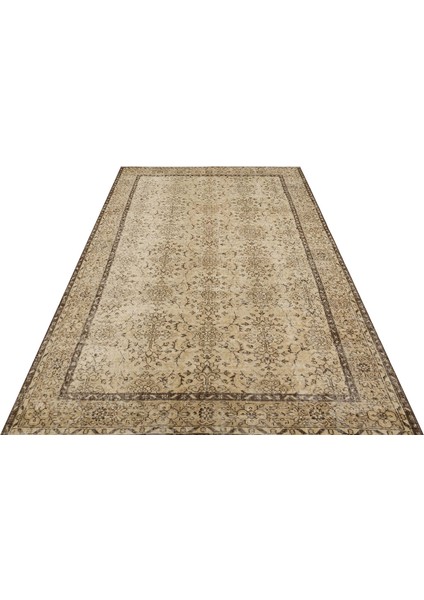 Klasik Modern Vintage Eskitme El Dokuma Halı 171 x 261 cm 9504