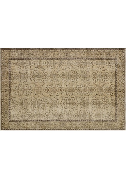 Klasik Modern Vintage Eskitme El Dokuma Halı 171 x 261 cm 9504 modelleri