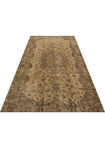 Klasik Modern Vintage Eskitme El Dokuma Halı 151 x 263 cm 9522