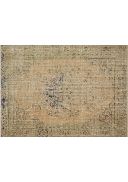 Gerçek El Dokuma Eskitme Vintage Halı 185 x 260 cm 9523 fiyatları