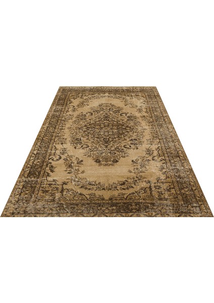 Eşsiz 100% Yün El Dokuma Vintage HALI 169 x 245 cm 9549