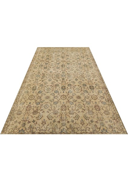 Klasik Modern Vintage Eskitme El Dokuma Halı 165 x 273 cm 9553
