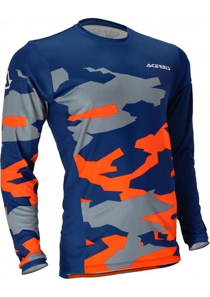 X-Duro Winter Jersey Mavi Turuncu