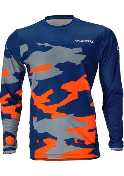 X-Duro Winter Jersey Mavi Turuncu