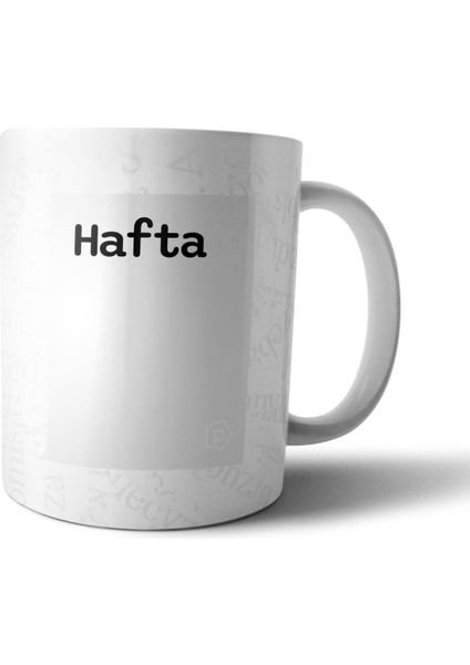 "hafta" Tanımı Komik - Gri Kupa Bardak