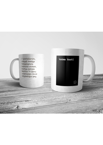 "yatma Saati" Tanımı Komik - Siyah Kupa Bardak fiyatları