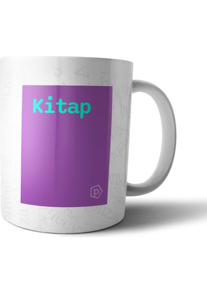 "kitap" Tanımı Komik - Mor Kupa Bardak