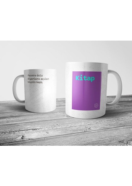 "kitap" Tanımı Komik - Mor Kupa Bardak fiyatları