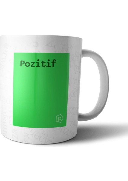 "pozitif" Tanımı Komik - Yeşil Kupa Bardak