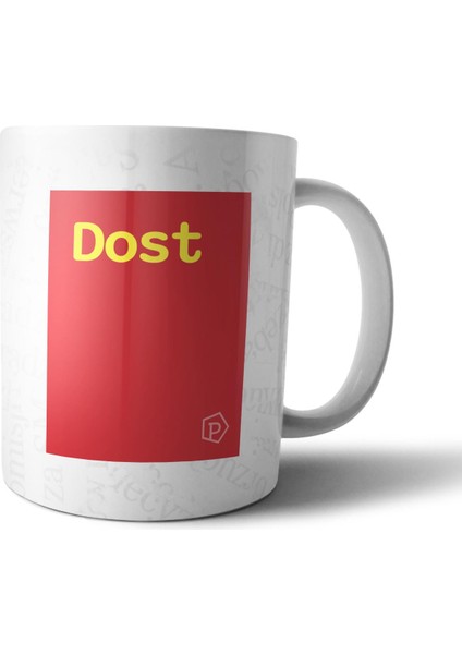 "dost" Tanımı Komik - Kırmızı Kupa Bardak