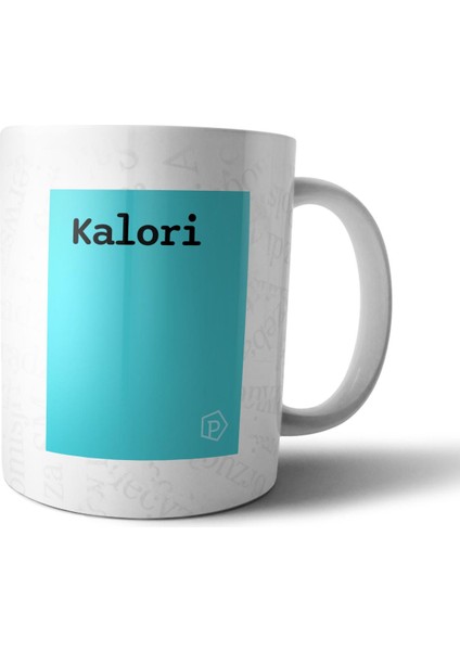 "kalori" Tanımı Komik - Turkuaz Kupa Bardak