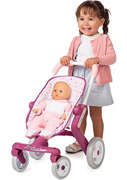 Smoby 251203 Baby Nurse Pop Bebek Arabası Oyuncağı, Çok Renkli fiyatları