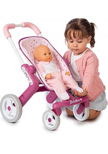 Smoby 251203 Baby Nurse Pop Bebek Arabası Oyuncağı, Çok Renkli modelleri