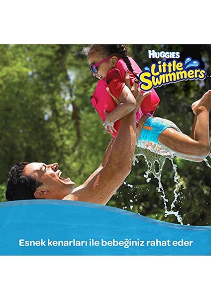 Little Swimmers Mayo Bebek Bezi, 7-15 Kg, 12'li 1 Paket (1 x 223 G)