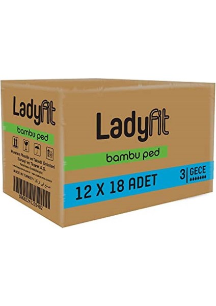 Bambu Süper Gece 18X12 Ped