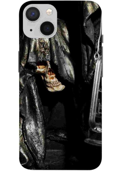 Apple iPhone 14 Kılıf Korku Dolu Desenli Hd Baskılıf Silikon Kılıf - Korkudolu