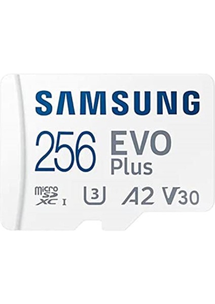 Evo Plus Microsd Hafıza Kartı 256 Gb, Siyah