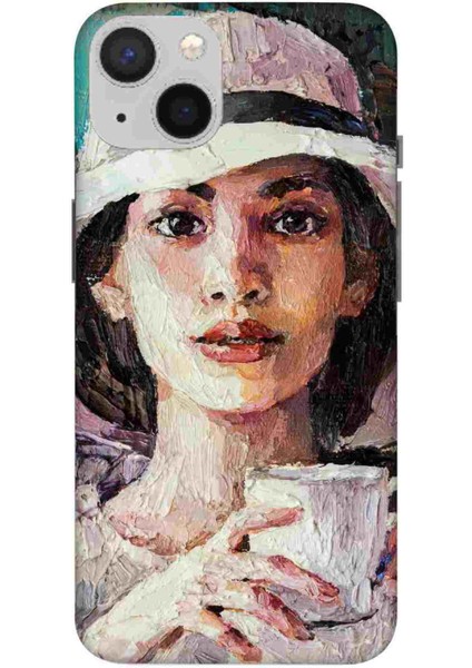 Apple iPhone 14 Kılıf 8938 Desenli Hd Baskılıf Silikon Kılıf - 8938
