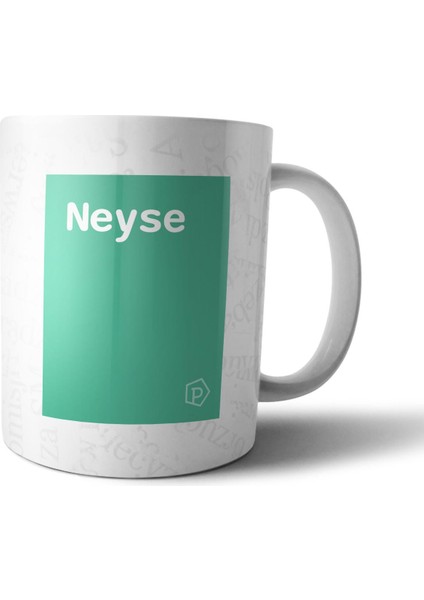 "neyse" Tanımı Komik - Açık Yeşil Kupa Bardak