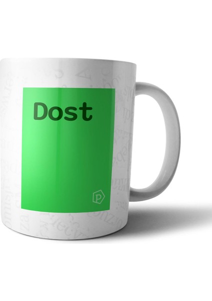 "dost" Tanımı Komik - Yeşil Kupa Bardak