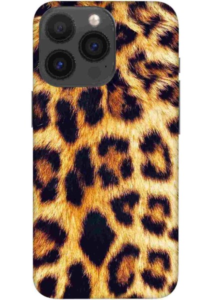 Apple iPhone 14 Pro Kılıf Leopar 01 Desenli Hd Baskılıf Silikon Kılıf - LEOPAR01