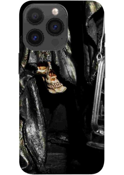Apple iPhone 14 Pro Kılıf Korku Dolu Desenli Hd Baskılıf Silikon Kılıf - Korkudolu