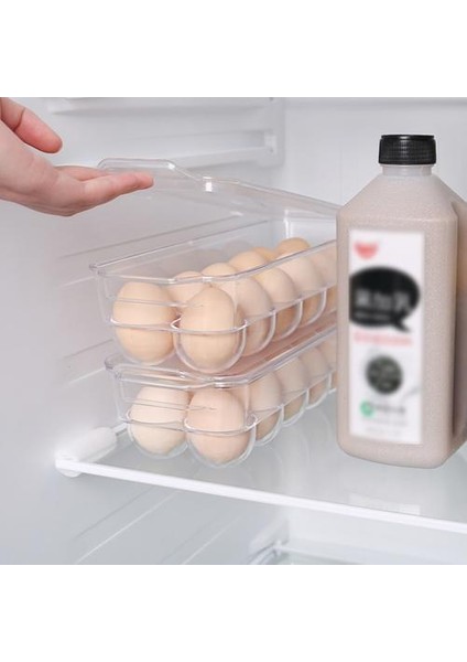 2 Adet 12 Yumurta Tepsi Kalınlaşmak Şeffaf Plastik Yumurta Depolama Konteyner Ev Mutfak Için Yumurta Tutucu Buzdolabı Yumurta Hamur | Şişeler, Kavanozlar Vekutular (Yurt Dışından)