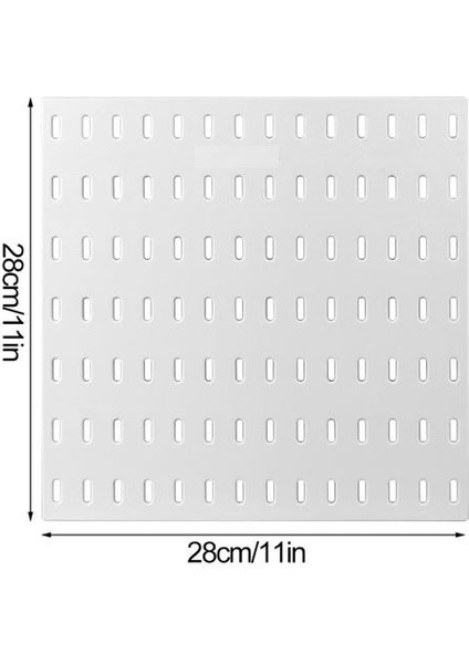 10 Adet / Takım Pegboard Kombinasyon Kiti Inda 28 cm Pegboard Panel Kanca Pan Kapak Tutucu Mutfak Pegboard Duvar Organizatör Için | Duvara Monte Mutfak Rafları (Yurt Dışından)