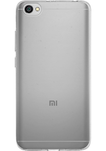 Xiaomi Redmi Y1 ile Uyumlu Kapak 1mm Şeffaf Silikon ile Uyumlu Kılıf