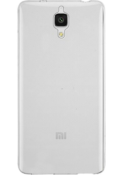 Case World Xiaomi Mi 4 ile Uyumlu Kapak 1mm Şeffaf Silikon ile Uyumlu Kılıf