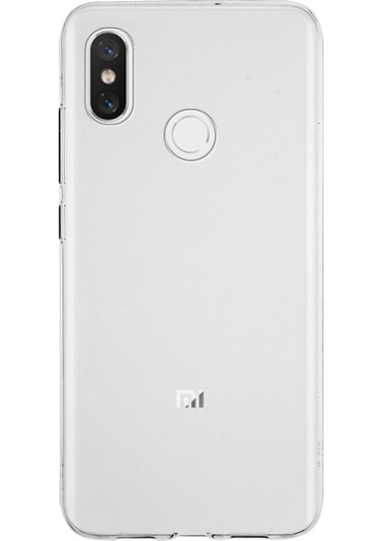 Xiaomi Mi 8 ile Uyumlu Kapak 1mm Şeffaf Silikon ile Uyumlu Kılıf