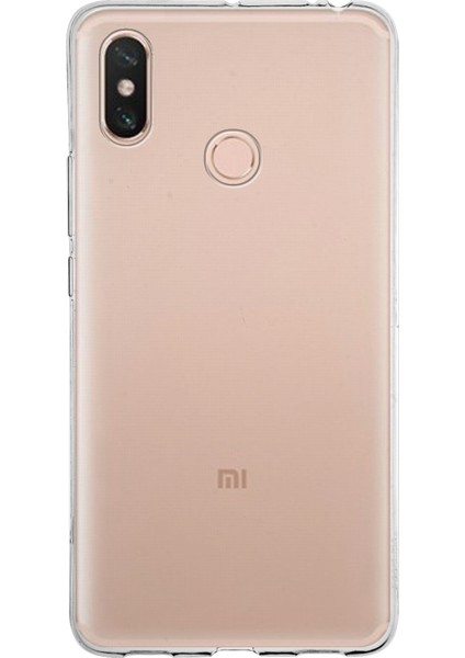 Xiaomi Mi Max 3 ile Uyumlu Kapak 1mm Şeffaf Silikon ile Uyumlu Kılıf