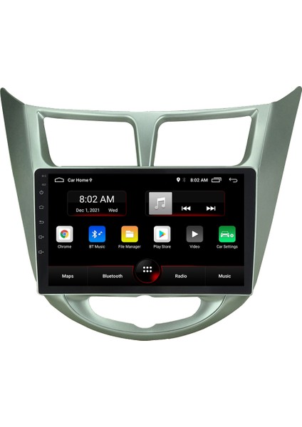 Hyundaı Accent Blue Android Carplay Navigasyon Multimedya Ekran Teyp 2gb Ram + 32GB HDD